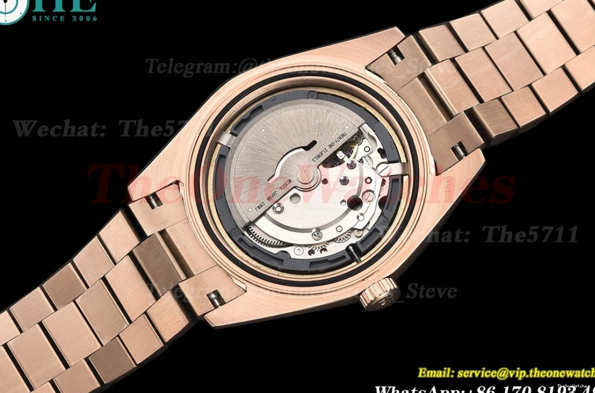 Daydate GDF MY8215 RG Black 40mm RG Dial 0319